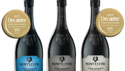 MONTELVINI社のアゾロプロセッコがDWWA2025年において金賞２冠